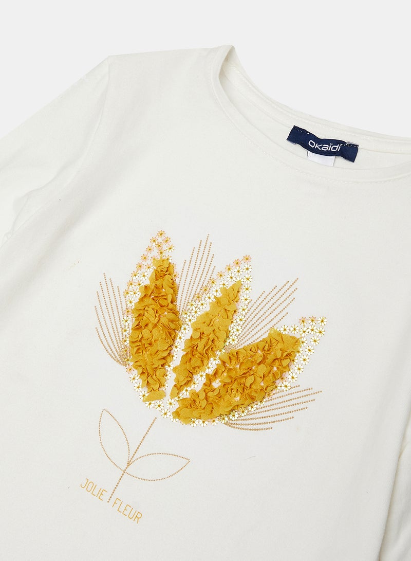 Okaidi Girls T-Shirt - Image 3