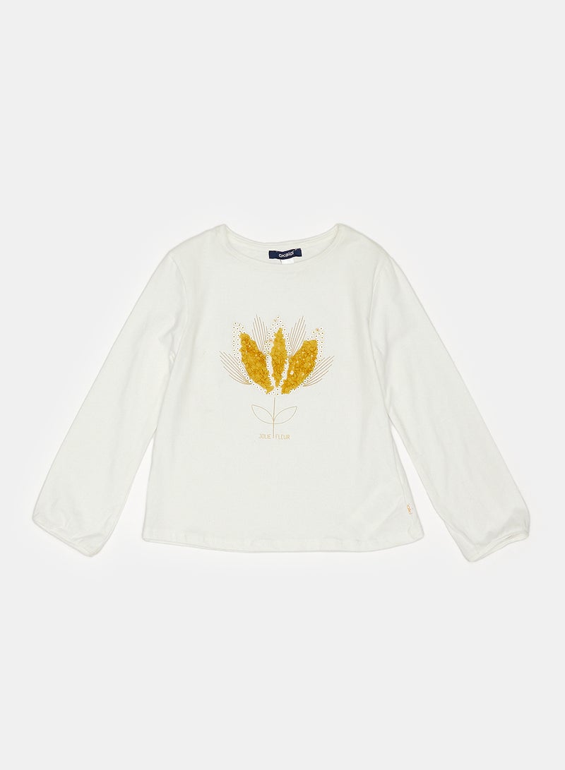 Okaidi Girls T-Shirt - Image 1