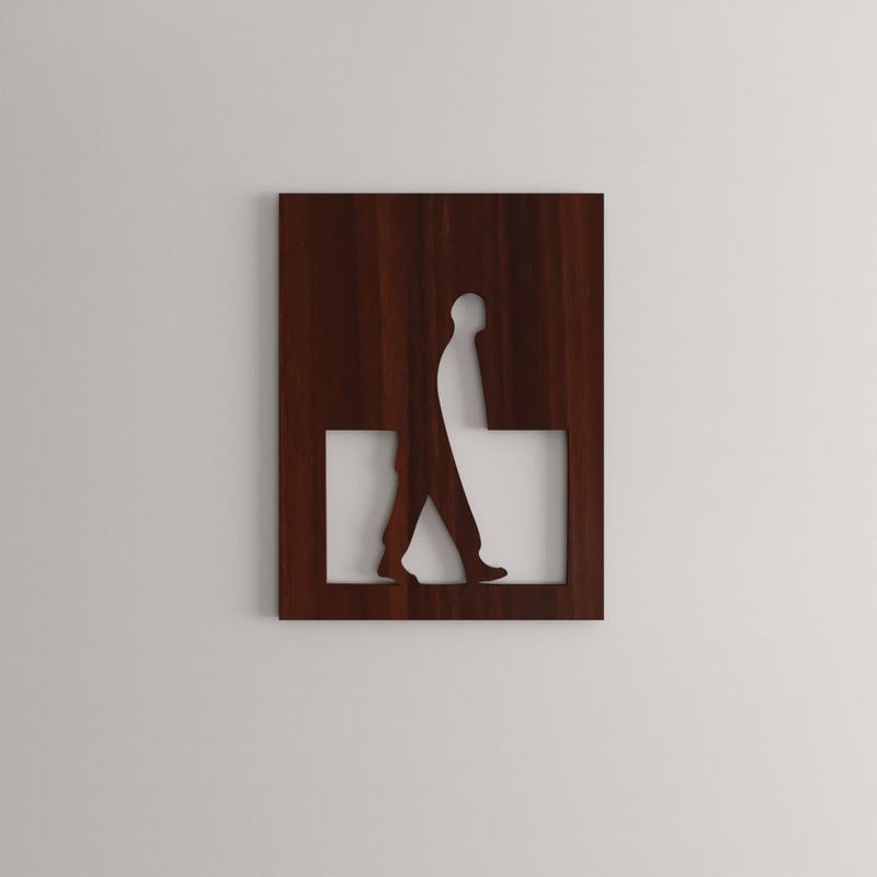 Marktna A decorative wooden sculpture with an abstract design, measuring 46 x 60 cm. - Image 2