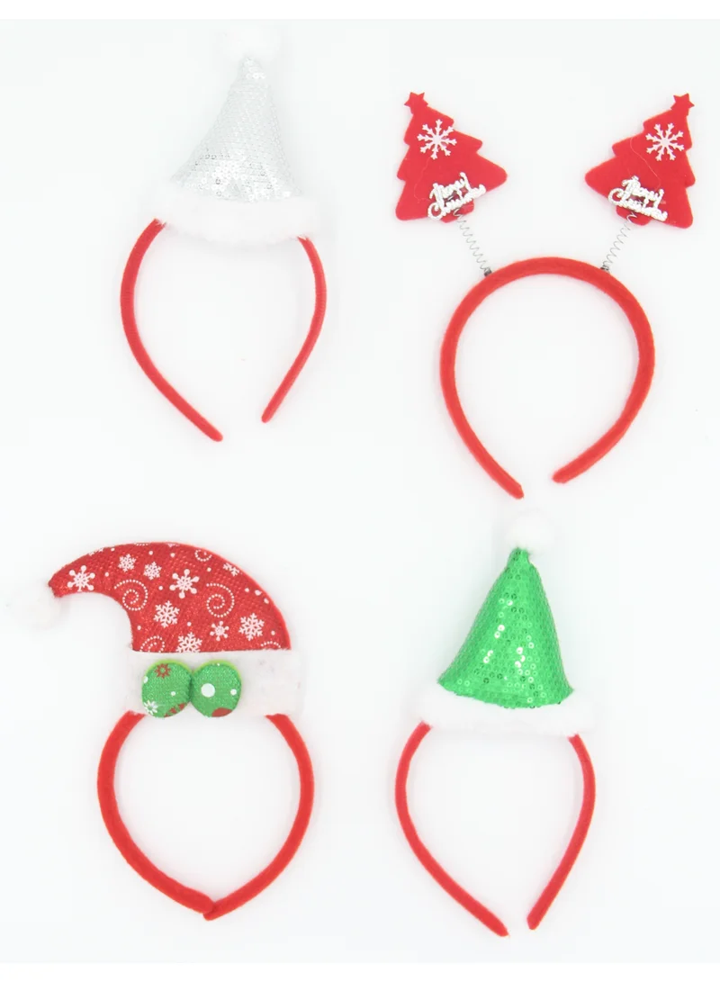 D'Daniela 8 Pieces Christmas Headbands Party for Xmas