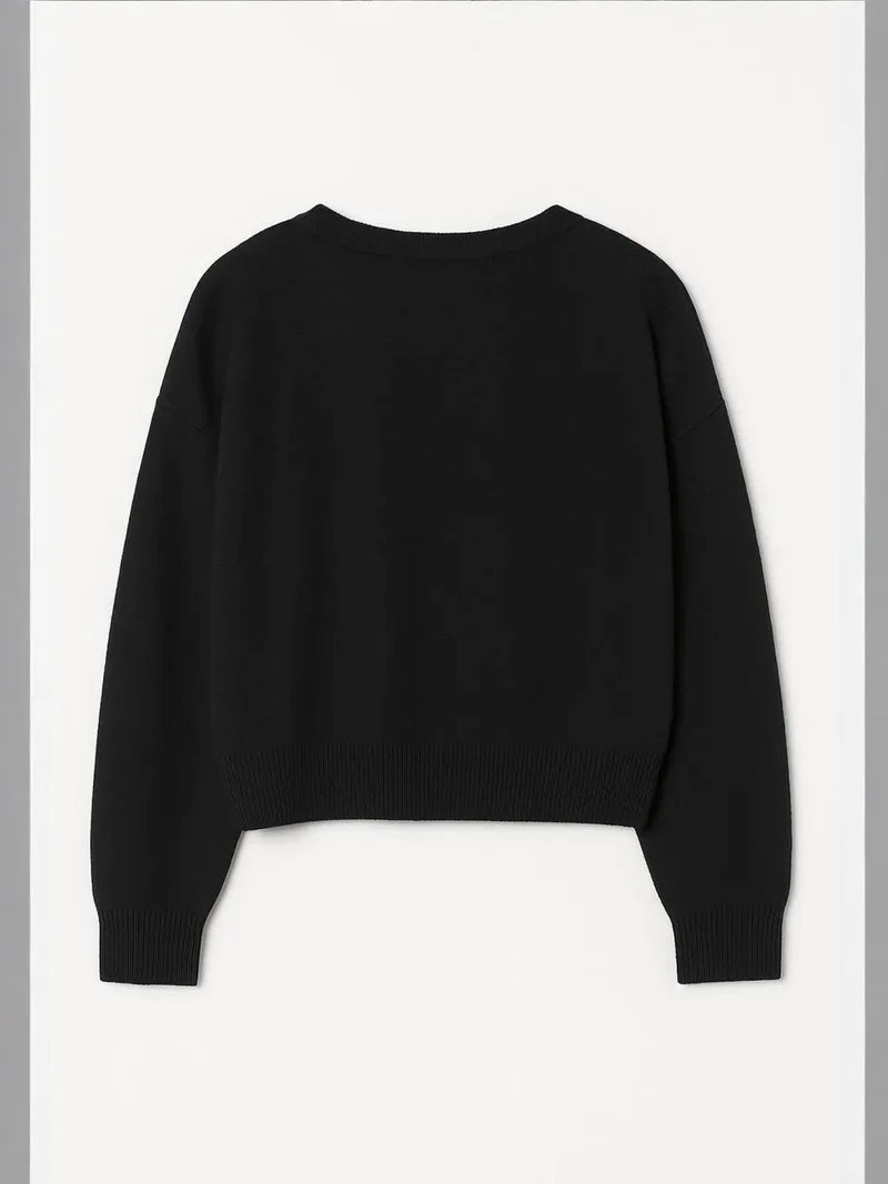 MixRay Mixray Ribbed V-Neck Tie-Front Cardigan