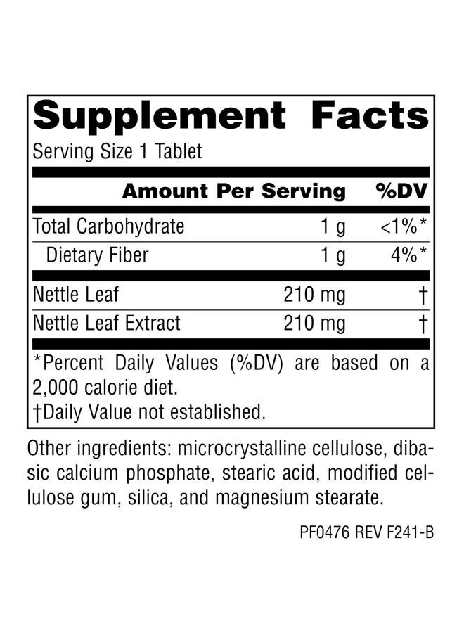 PLANETARY HERBALS Full Spectrum Stinging Nettles, 420 mg - 60 Tablets - Image 2