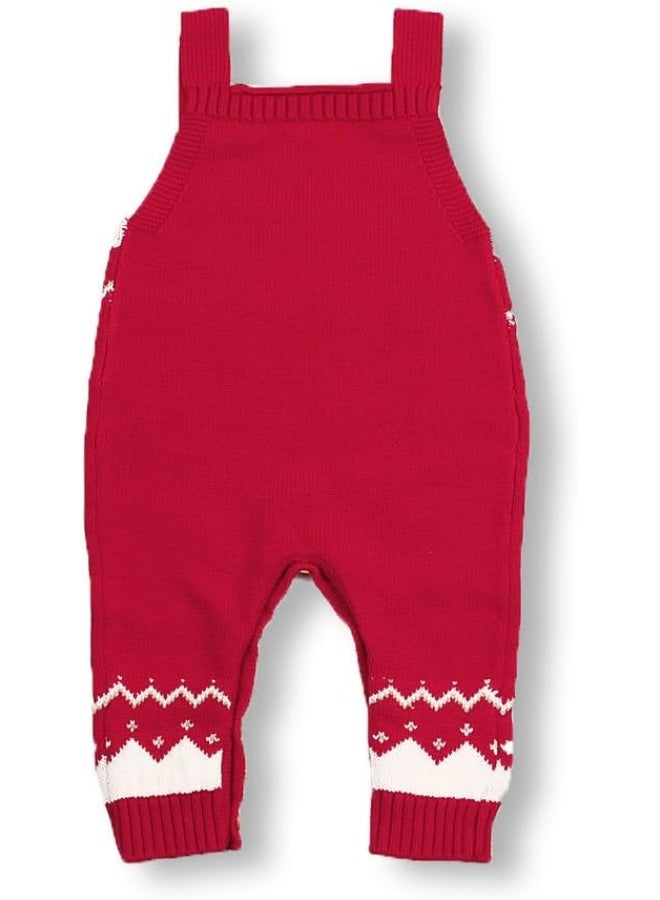 MI MI XIONG mimixiong Baby Christmas Sweater Toddler Reindeer Outfit Long Sleeve Red Clothes  - Image 2