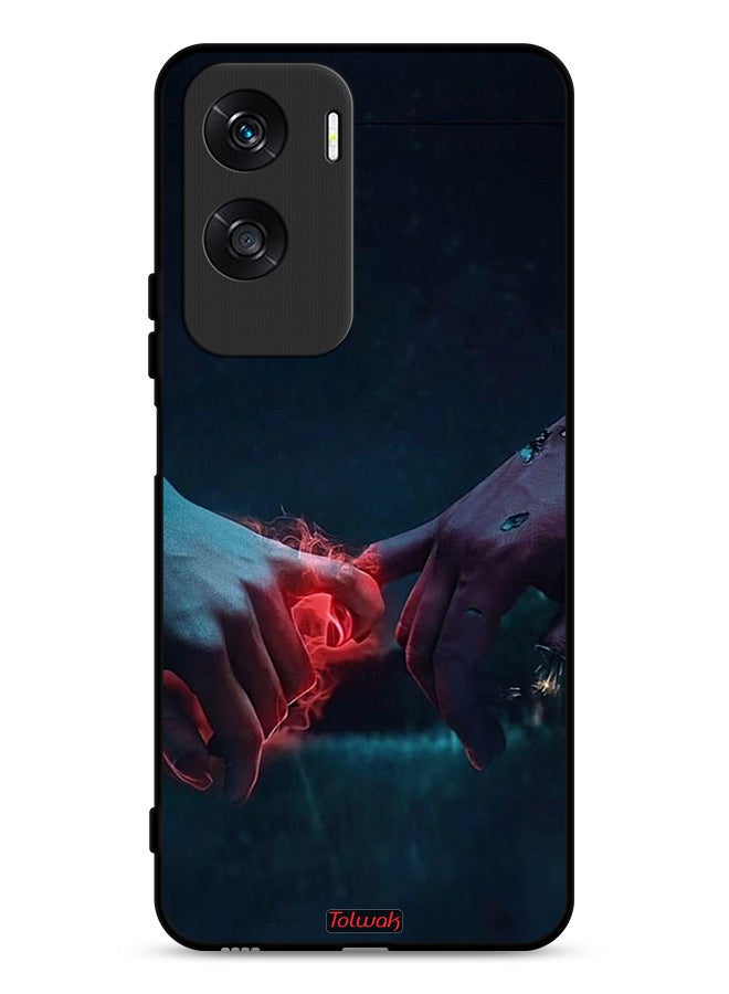 Tolwak Honor X50i 5G Protective Case Cover Burning Hands - Image 1