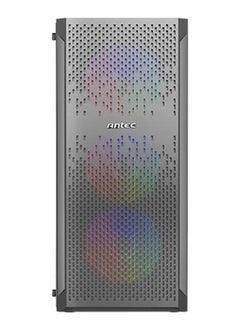 ANTEC Antec NX290 Mid Tower ATX Case – Mesh Front Panel for Enhanced Airflow, Tempered Glass Side Panel, Supports Up to 6 Fans (120mm/140mm), Radiator Support (360mm Front, 240mm Top, 120mm Rear), GPU Clearance Up to 380mm, Flexible Storage Options (2 x 3.5” HDD, 2 x 2.5” SSD), Tool-less Design, Superior Cable Management, Front I/O USB 3.0/2.0, HD Audio, Easy Access Dust Filters – Ideal for Gamers and DIY PC Builders | Black | NX290  - Image 2
