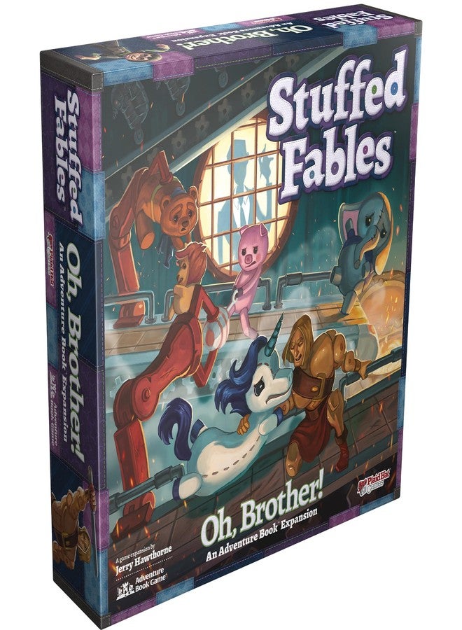 Asmodee Stuffed Fables Oh Brother! Board Game EXPANSION - Exciting Narrative Adventure! Cooperative Strategy Game for Kids & Adults, Ages 7+, 2-4 Players, 60-90 Minute Playtime, Made by Plaid Hat Games - Image 1