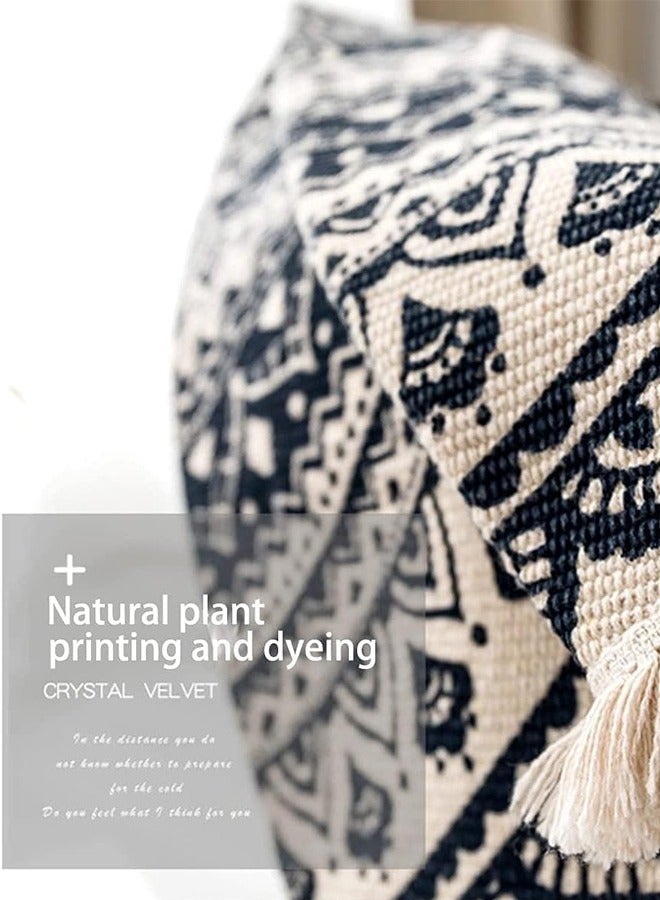 Bukela Round Carpet, Area Rug, Circle Bohemian Style Rug, Fringed Rug, 120 Cm - Image 4