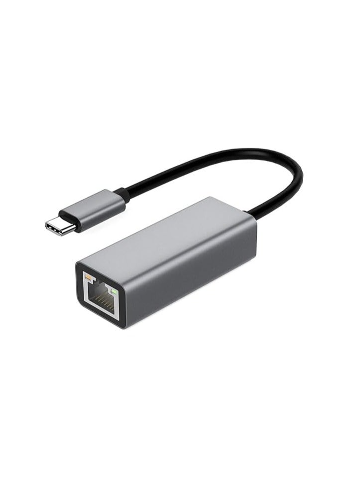 USB-C to Ethernet RJ45 Network Adapter, Compatible with iPhone 15 Pro, MacBook Pro/Air M2 M1, Galaxy S23, Dell, Switch (100 Mbps) 