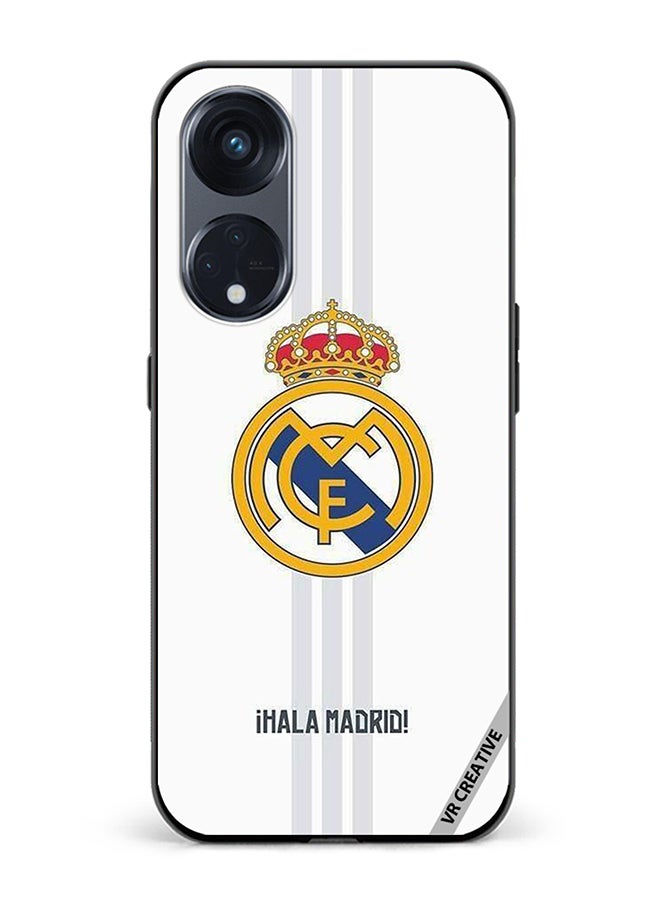 VR CREATIVE Protective Case Cover For Oppo Reno8 T 5G Madrid Design Multicolour - Image 1