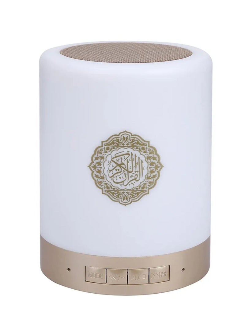 مصباح لمس محمول مزود بمكبر صوت للقرآن الكريم، أبيض، SQ112 - Image 5