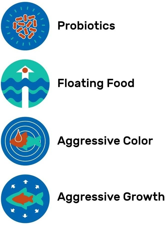 هيكاري طعام أسماك هيكاري سيشليد بيو-جولد + حبيبات صغيرة عائمة (57 جرام) - Image 3