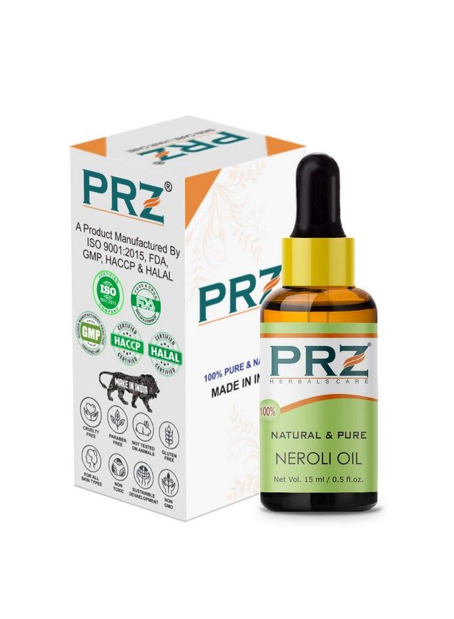 PRZ Neroli Essential Oil Pure Natural For Aromatherapy Skin Care & Hair Care 15 Ml - Image 3