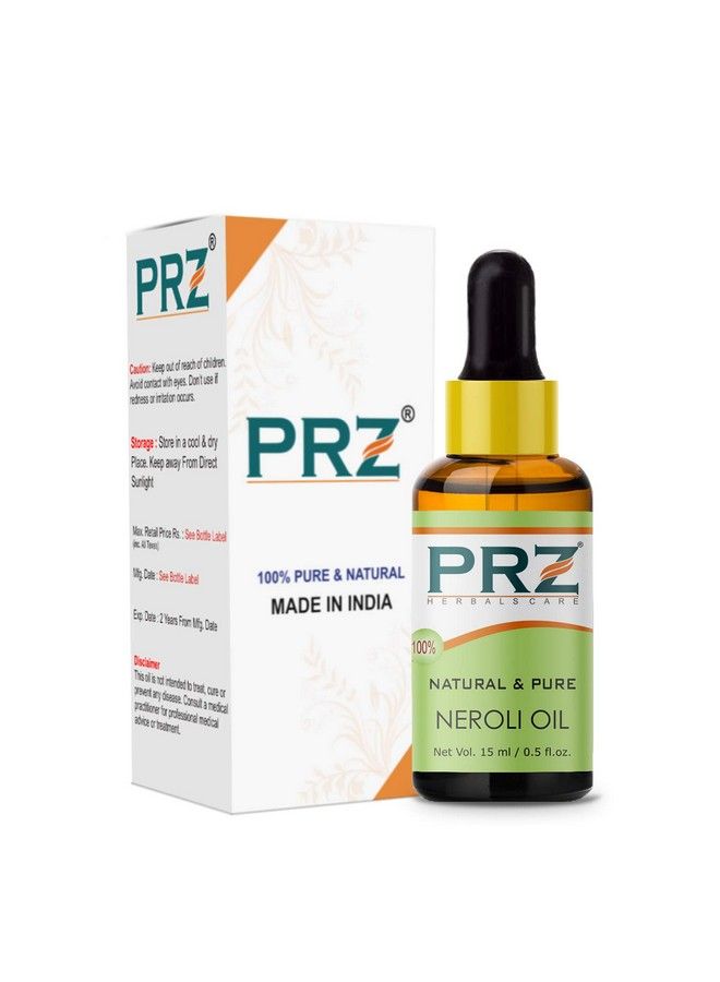 PRZ Neroli Essential Oil Pure Natural For Aromatherapy Skin Care & Hair Care 15 Ml - Image 2