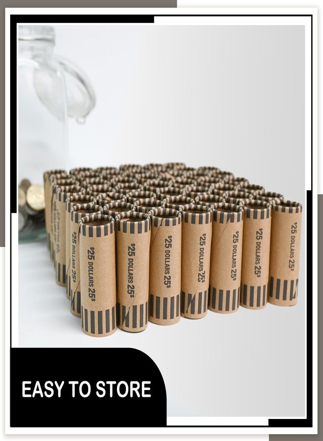 L LIKED 49 PCS Preformed Coin Wrappers Rolls -1 Dollars - Image 3