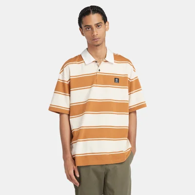 Timberland Men's Striped Rugby Polo Shirt
