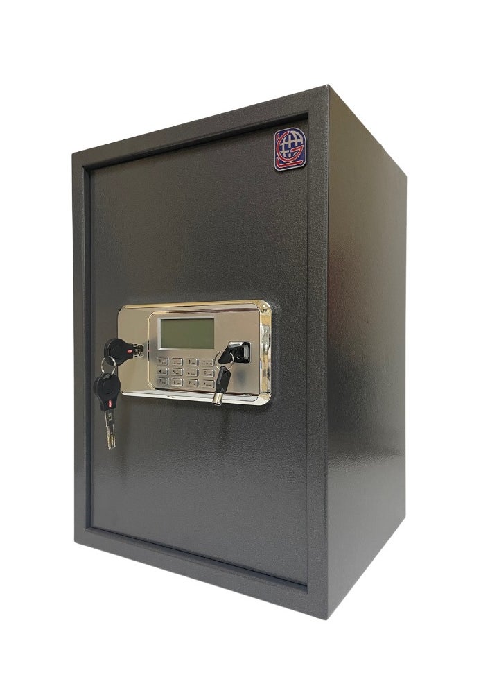 LOTFY GROUP LG Safebox Code- 50BLT- 50*35*31CM- Black Gray Colour- Home Office Safe Box- Digital Display, Electronic Lock- Dual Key Lock  - Image 1