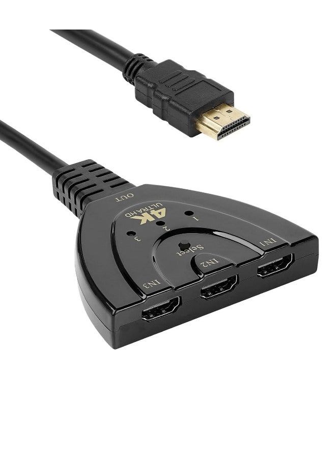Generic ReignSword HDMI Splitter Home Entertainment with Our 3 in 1 HDMI Selector Switch Box Enjoy 4K Resolution and Hassle-Free Switching  - Image 1