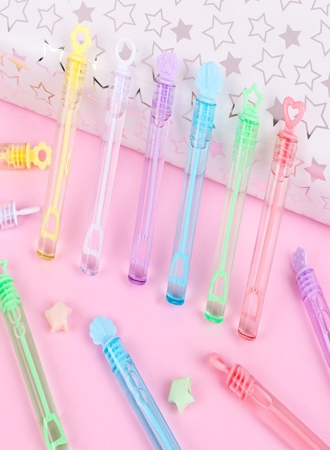 LOAVER 36 Pack Mini Bubble Wands Bulk for Kids,Assorted Pastel Rainbow Bubble Wands Sticks for Summer Outdoor Party Toys Goodie Bag Stuffers Class Prizes - Image 5