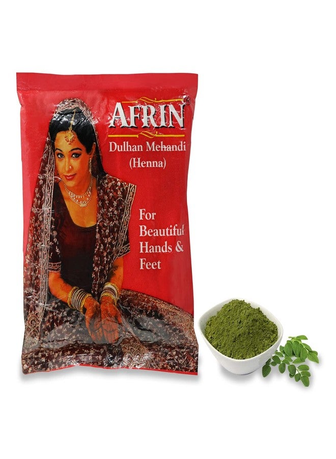 Afrin Dulhan Hair Mehendi (250 gm)|Natural Herbal Henna Powder for Hair Coloring, Conditioning & Shine|100% Herbal Hair Dye - Image 1