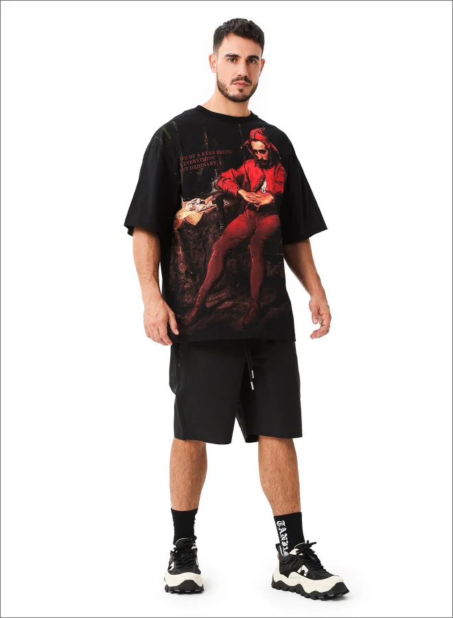 Tanjim Squad TANJIM SQUAD - LIMITED EDITION - STAŃCZYK JOKER PRINT T-SHIRT BLACK