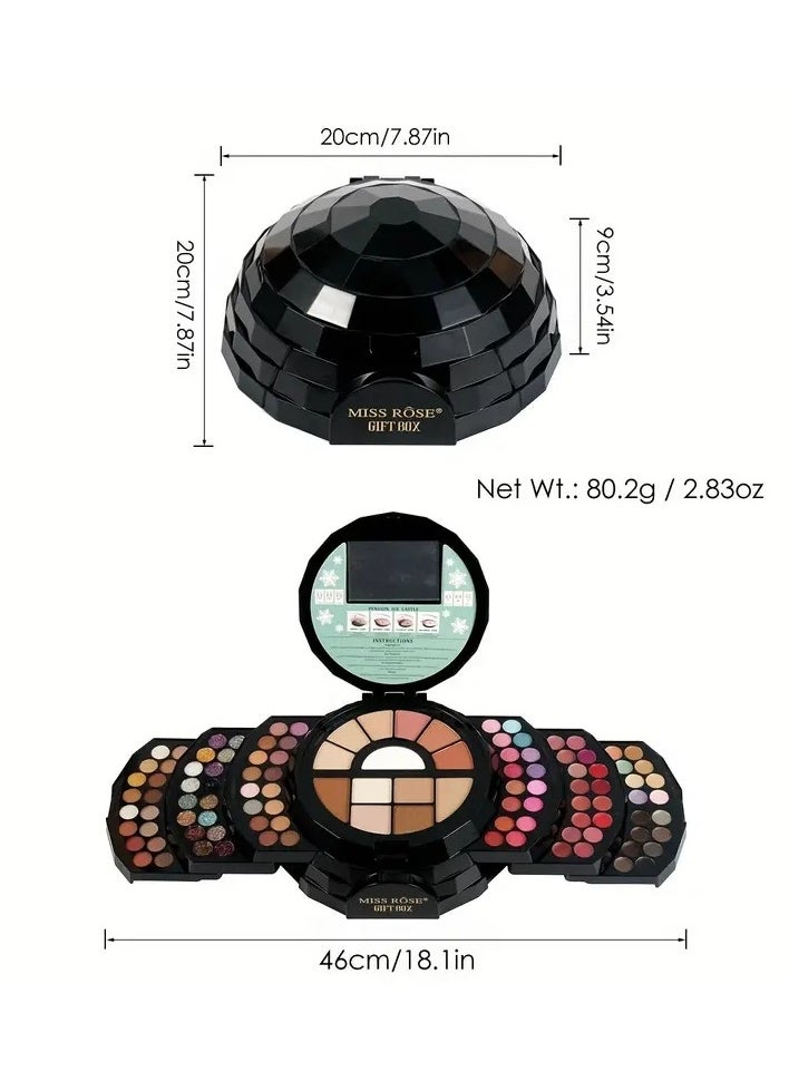 MISS ROSE M 109 colors All-in-One Makeup Kit with Penguin Ice Castle Gift Box  - Image 3
