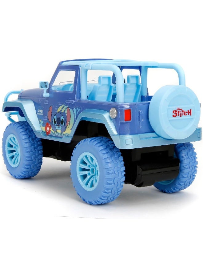 Jada Disney Stitch Jeep Wrangler 2.4 GHz RC Car (1:16) - Image 3