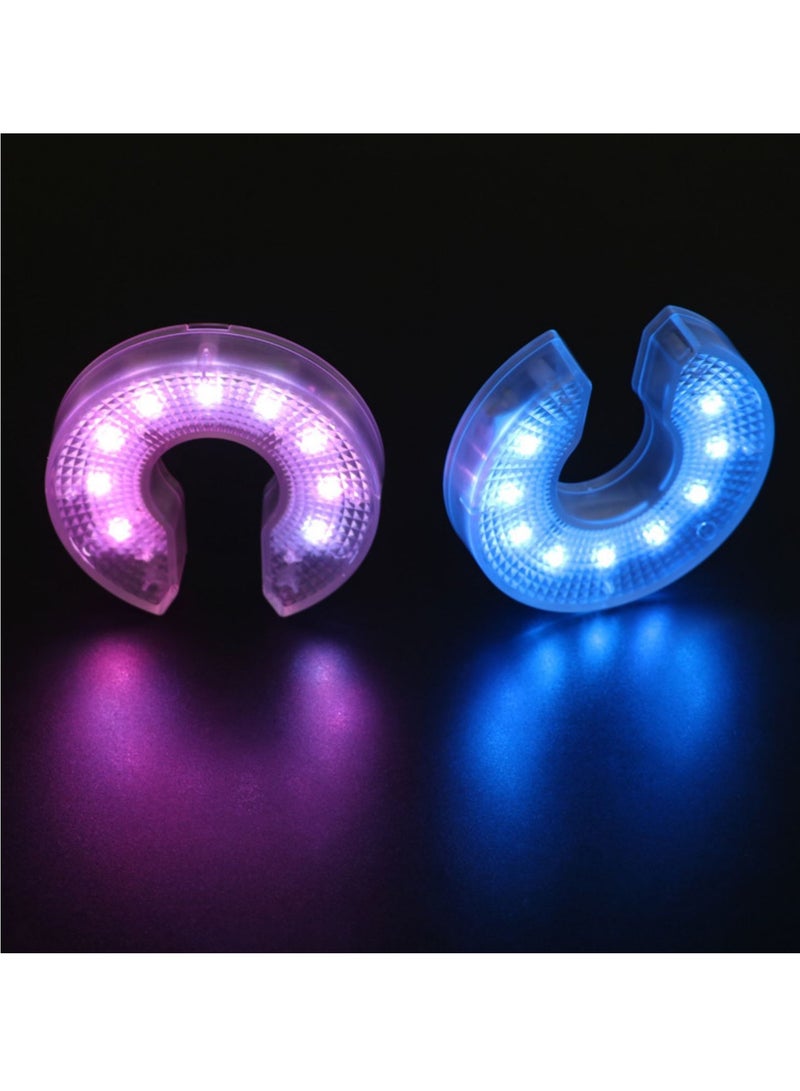 SYOSI Night LED Golf Hole Lights, Putting Green Flags Cup Glow Lamp, Glowing in The Dark, Great for Low Light Golf Play, Putting Practice, Chipping Practice(7 Color) - Image 1
