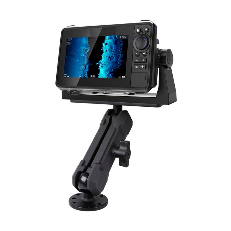 Leenconghui Aluminum Alloy Fish Finder Mount with C Size 1.5" / 38mm Ball, 5.9" Arm Marine Electronic Mount Compatible with Garmin,Humminbird, Lowrance and More - Image 3