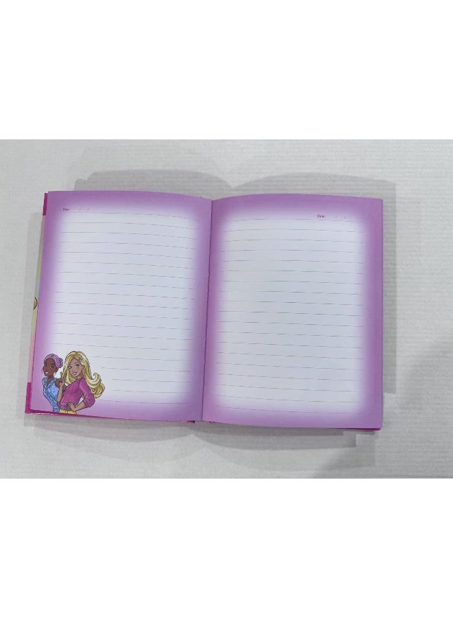 Barbie دفتر ملاحظات باربي مع قلم سري - Image 4