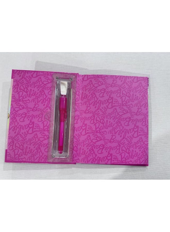 Barbie دفتر ملاحظات باربي مع قلم سري - Image 3