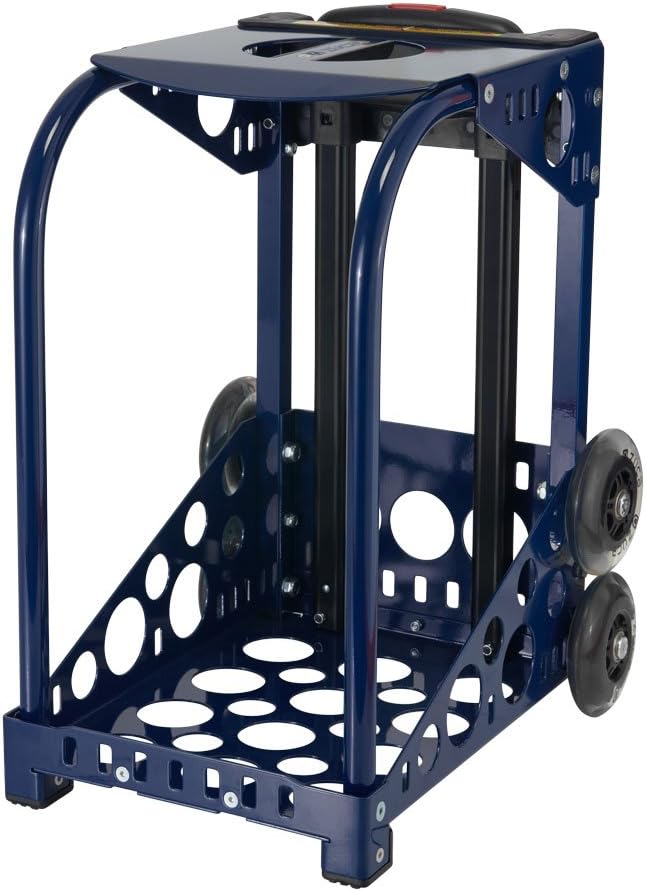 ZUCA Ice Dreamz Lux Sport Insert Bag and Navy Blue Frame with Flashing Wheels - Image 5