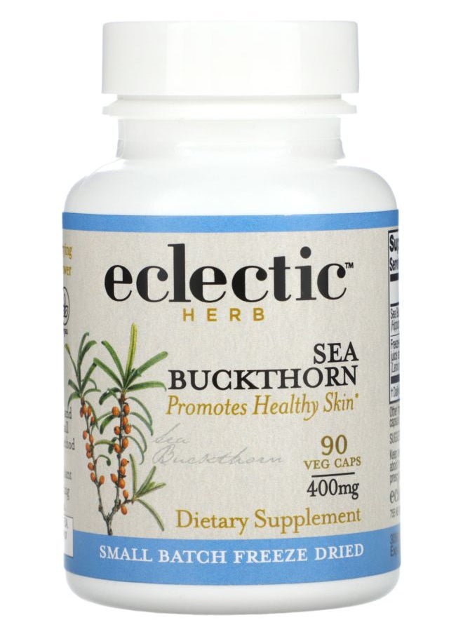Eclectic Herb Freeze Dried Sea Buckthorn 400 mg 90 Veg Caps 