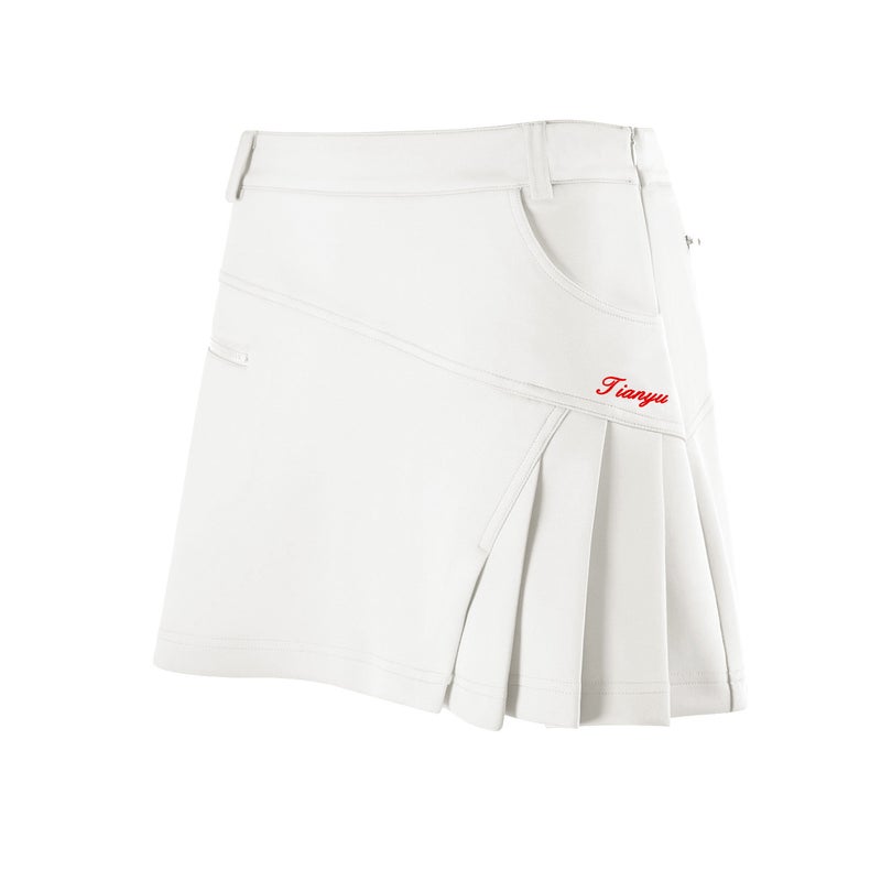 Generic Summer Golf Skirt with Built-in Shorts Pink  - Image 5