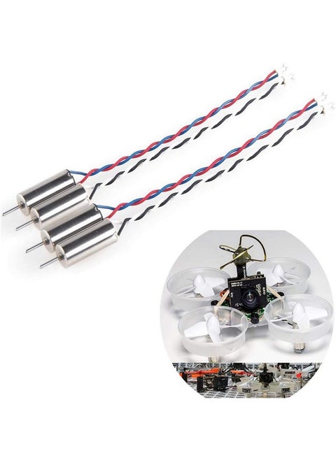 4 قطع محرك 6X15 مم (سرعة: مجنونة) 19000 كيلو فولت لشفرة Inductrix Tiny Whoop Micro Jst 1.25 Plug