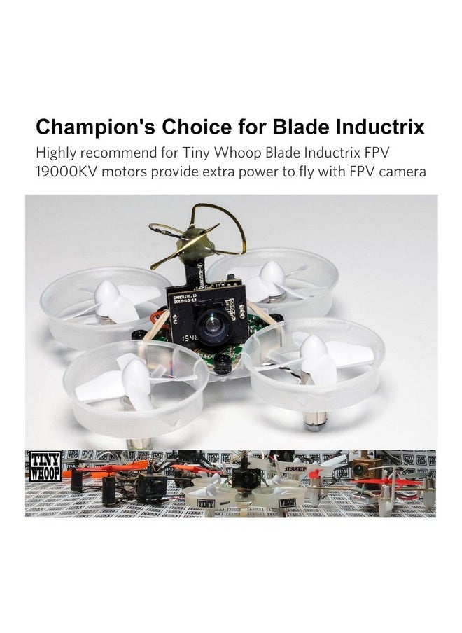 كريزبوني 4 قطع محرك 6X15 مم (سرعة: مجنونة) 19000 كيلو فولت لشفرة Inductrix Tiny Whoop Micro Jst 1.25 Plug  - Image 4