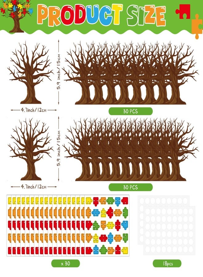 Capoda 30 Set Christian Craft Kit Decoration Back to School Students Craft Piece of Gods Plan Puzzle Tree VBS Sunday School Religious Bible Verse Your Own DIY Cutouts for Teacher Church Classroom - Image 2