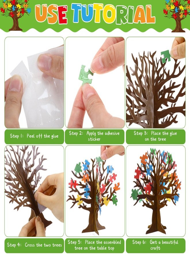 Capoda 30 Set Christian Craft Kit Decoration Back to School Students Craft Piece of Gods Plan Puzzle Tree VBS Sunday School Religious Bible Verse Your Own DIY Cutouts for Teacher Church Classroom - Image 3
