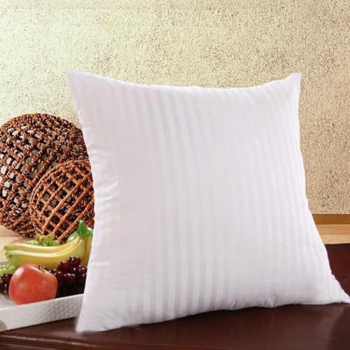 JDX Big Size Micro-Fiber Cushion Set of 2 - Size 24x24 Inch - Best Hotel Quality - Premium Fiber - Color White | Size 60x60 cm | 18011-2-24x24 - Image 3
