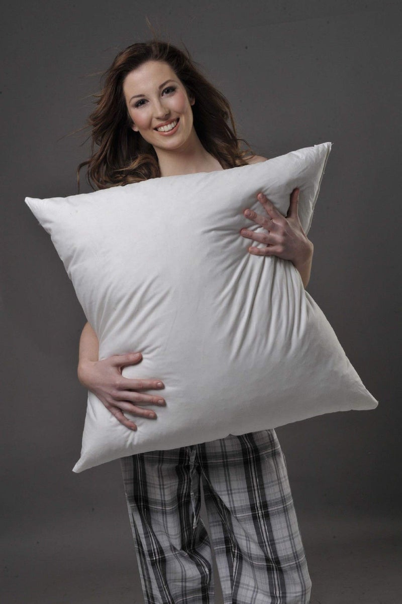 JDX Big Size Micro-Fiber Cushion Set of 2 - Size 24x24 Inch - Best Hotel Quality - Premium Fiber - Color White | Size 60x60 cm | 18011-2-24x24 - Image 5