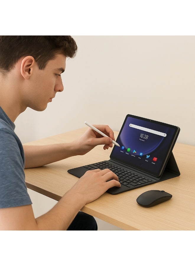 MODIO TAB Modio M91 Tablet – 11 Inch HD INCELL Display, Android 13, 12+512GB, 10000mAh, Dual SIM 5G, 13MP Camera, with Keyboard, Mouse, Pen & Case (Green) - Image 3