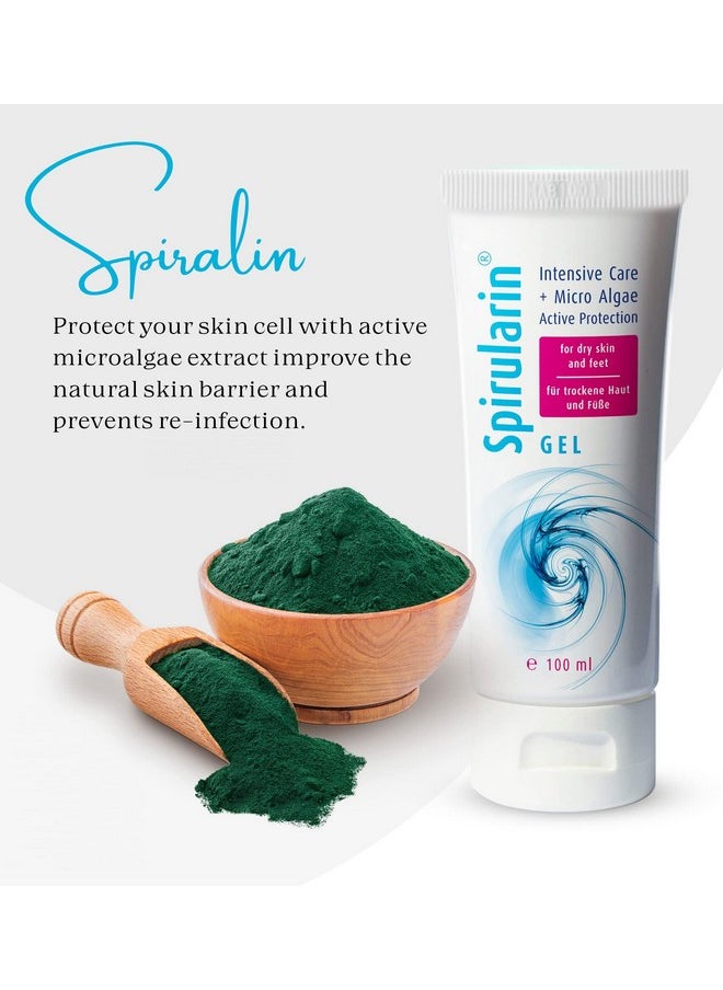 Spirularin Intensive Care Gel For Dry Skin And Feet Spirulina Microalgae Moisturizer For Sensitive Problem Skin 3.4 Fl Oz  - Image 2