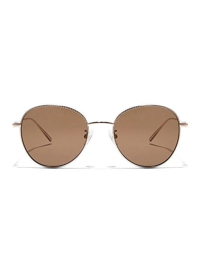 30Sundays 30Sundays FORGET-ME-NOT,Women Sunglasses, Round Sunglasses, UV Protection: UV400 (Gold,Brown)