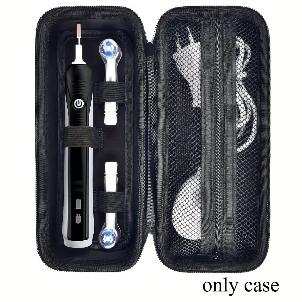 Travel Pouch For Oral B And Philips Sonicare Electric Toothbrush Models Travel Case For Pro 1000 2000 3000 3500 1500 Protective Clean 4100 5100 Black Bag Solely