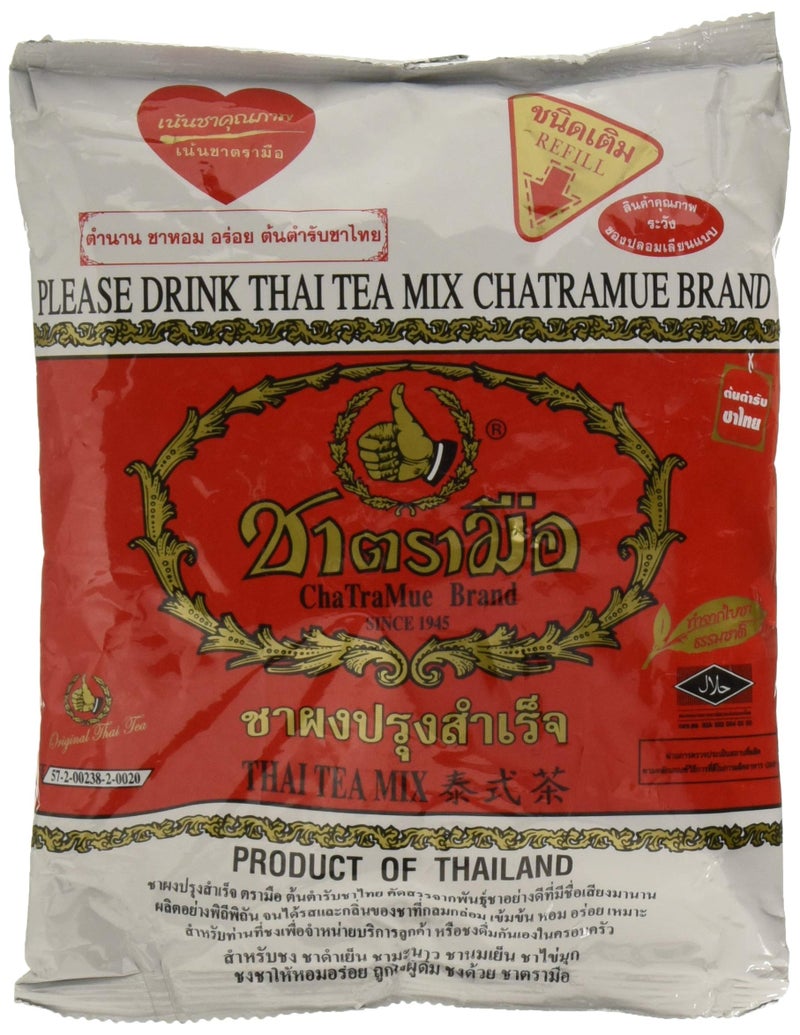 Number-One ChaTraMue Original Thai Iced Tea Mix 400g Bag, Pack of 1 - Image 1