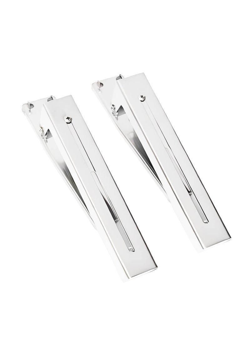Syga SYGA Microwave Hanger Bracket Stainless Steel Microwave Oven Wall Mounted Folding Holder Rack Bracket - Silver  - Image 5