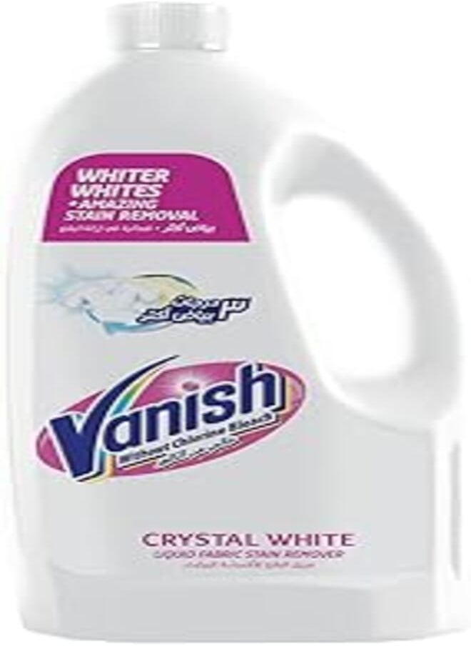 Vanish Vanish crystal white laundry stain remover liquid for white clothes, can be used with or without detergents & additives, 900ml 