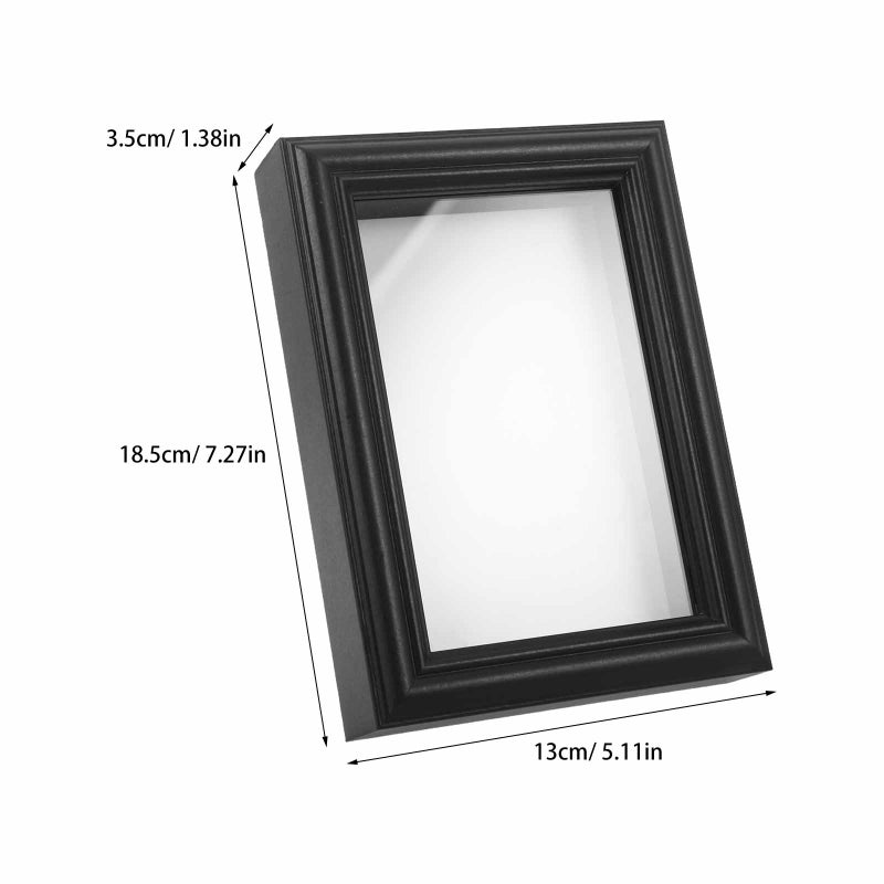 Frame for Insect Display with Clear Glass and Black Wood Shadow Box for Butterfly Specimen Collection - Image 2