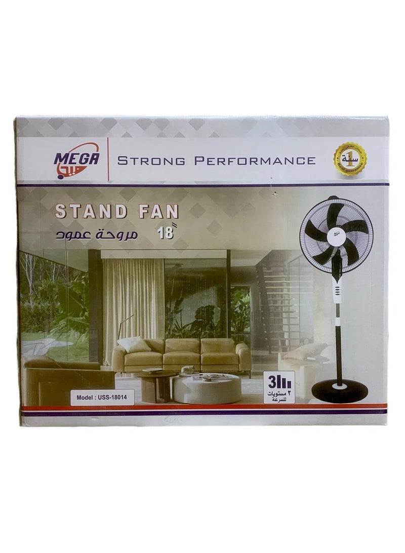 ميجا مروحة ستاند من ميجا , 18 بوصة , 5ريشة - Image 3