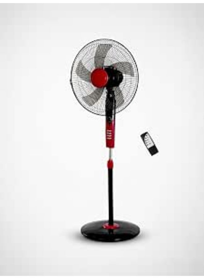 Mega 18-inch Stand Fan – 3 Speeds – Timer – Remote control - Powerful Low-Noise Motor - Image 1