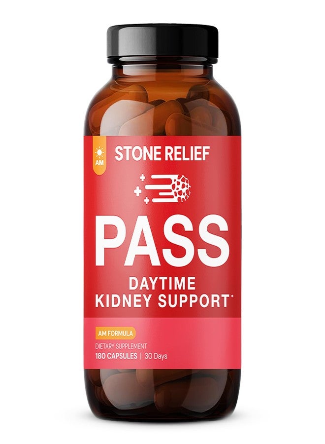 STONE RELIEF Chanca Piedra Herbal Kidney Support – Daytime Formula for Urinary Flow, Hydration & Routine Use | 180 Capsules - Image 1